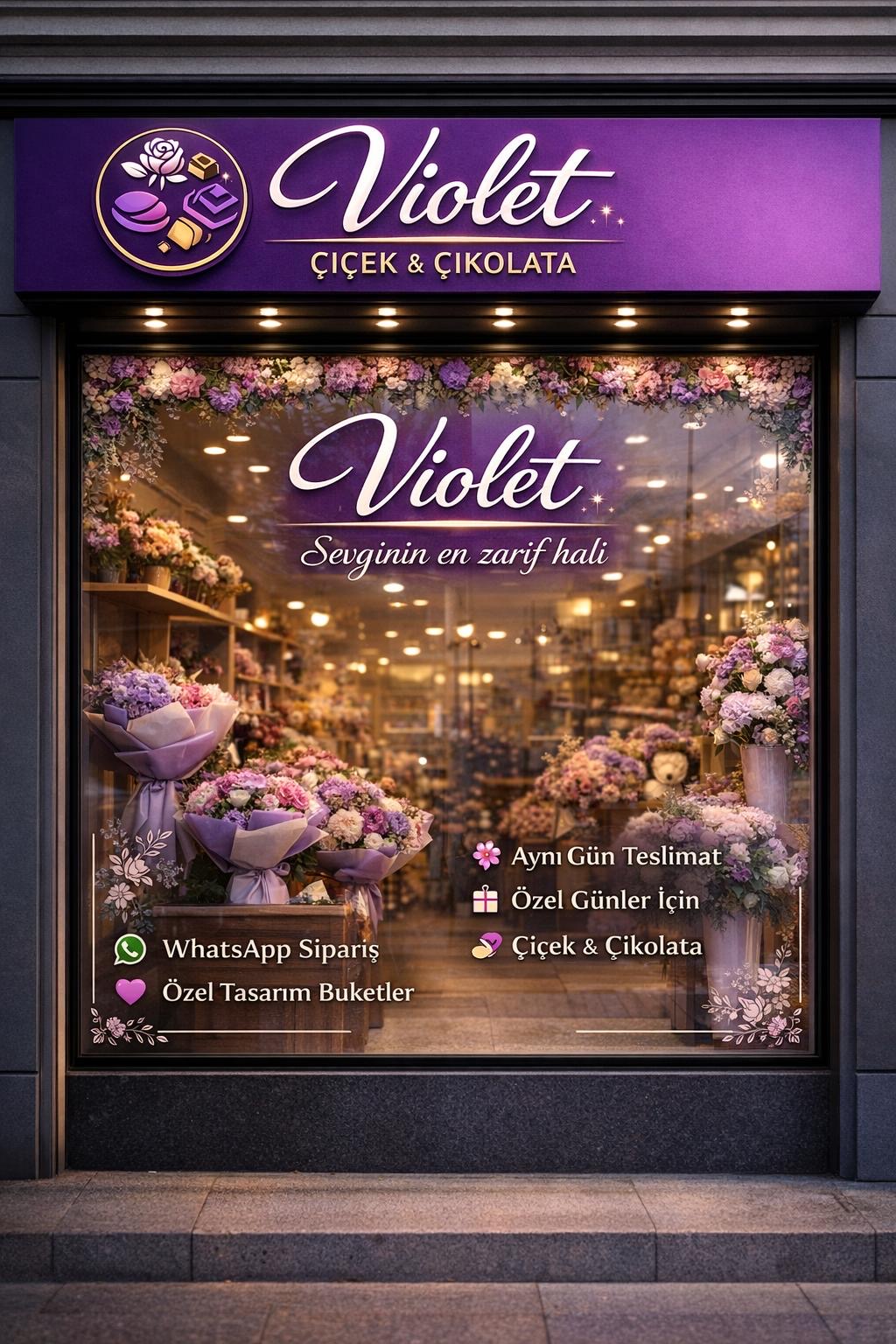 VİOLET ÇİÇEK VE ÇİKOLATA SERDİVAN